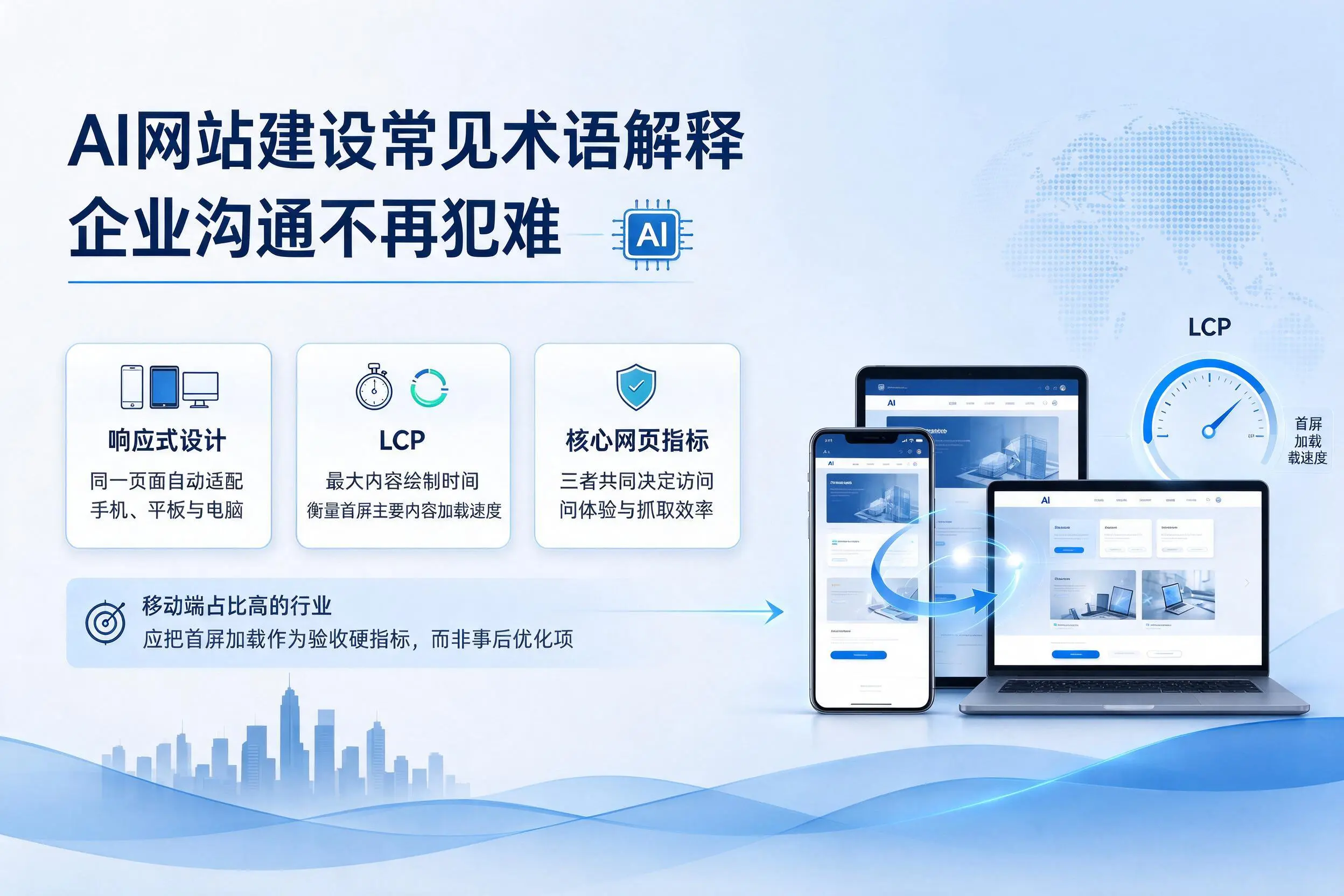 AI网站建设常见术语解释，白杨企业沟通不再犯难